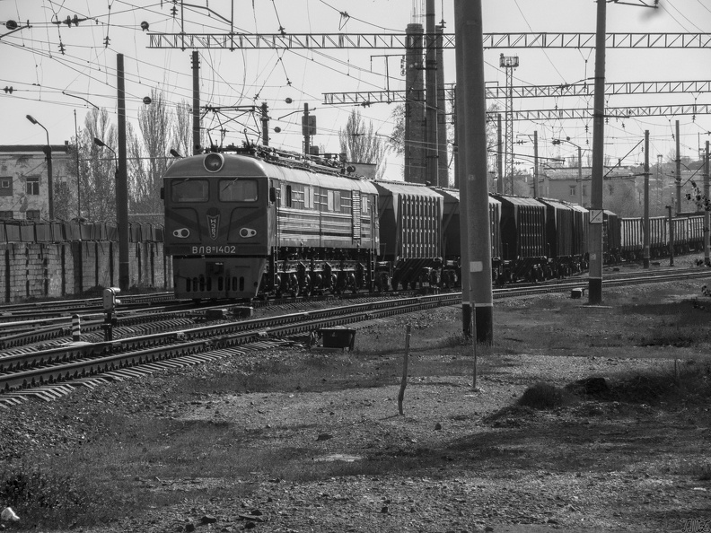 Train de transport en Ukraine