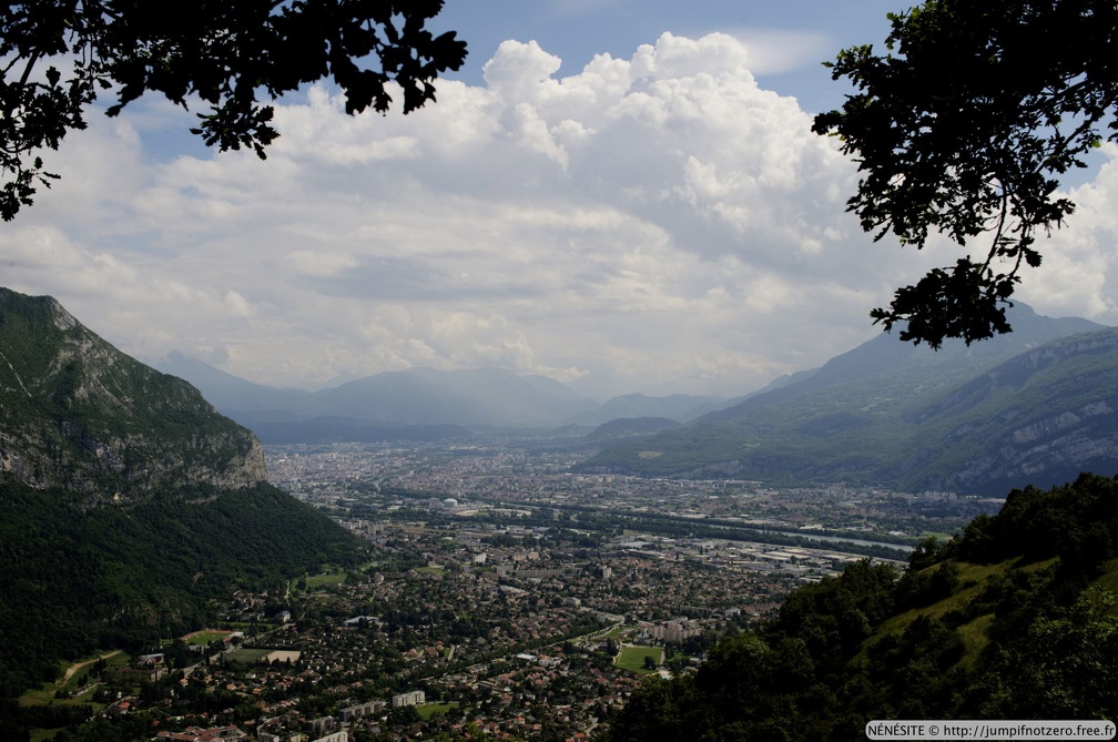 Grenoble vu depuis Proveysieux